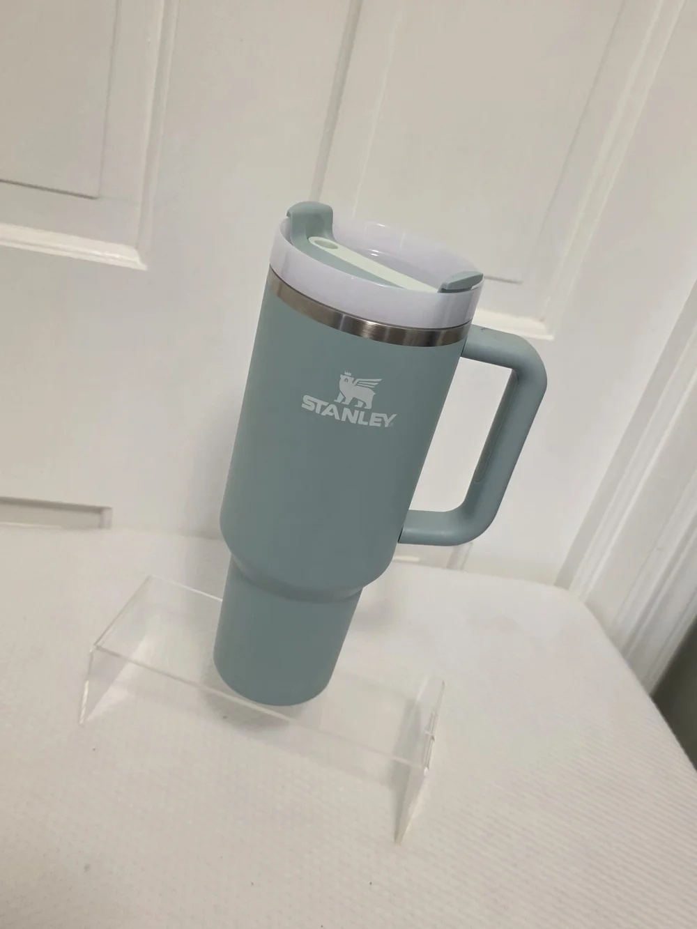 Stanley Seafoam Insulated Travel Tumbler with Handle And Lid 40 Ounce